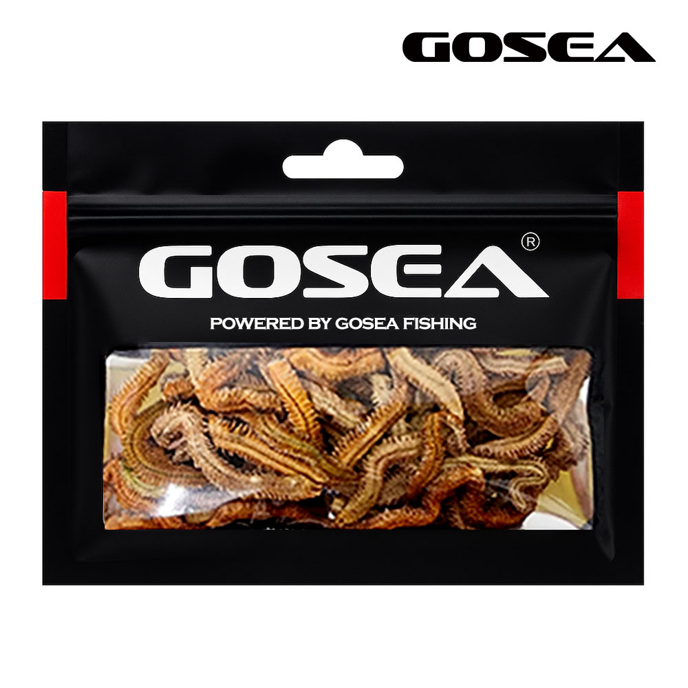 GOSEA 동결건조 홍 갯지렁이 홍개비 지렁이 낚시 미끼 GSF-L1-H - 상품 이미지