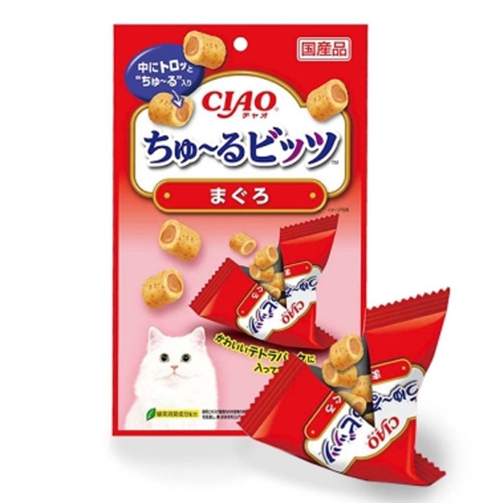 반려묘 간식 챠오츄르 비츠 참치 36g 1P 한입 스낵 - 메인 이미지