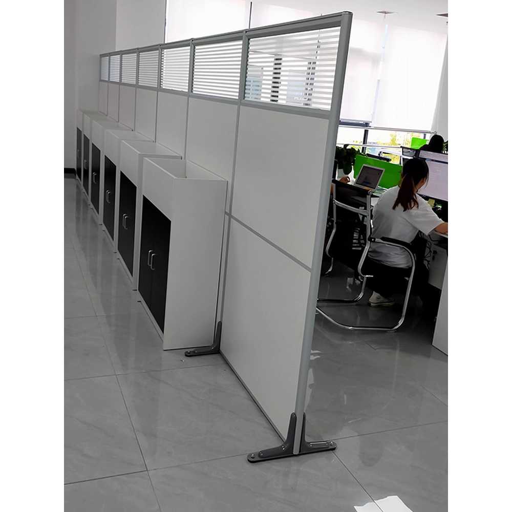 사무용 파티션 가림막 공간분리 이동식 인테리어 1m x 2m (패널+액세서리) - 상세 이미지 4