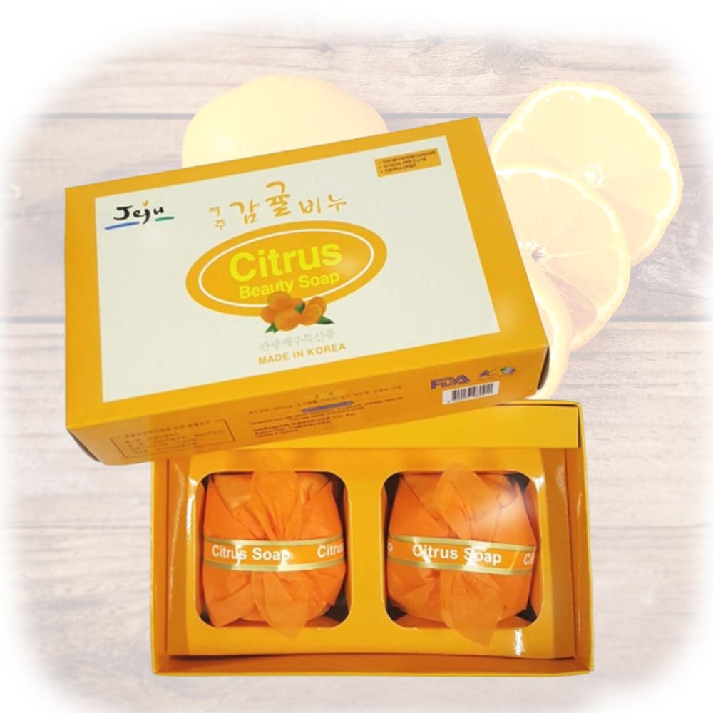 다산 감귤비누 세트 100g X 2개 - 상품 이미지