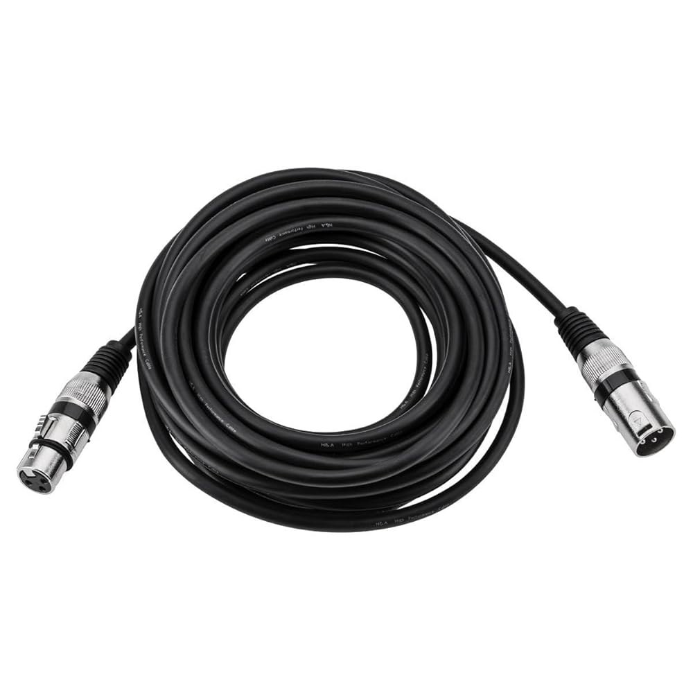 베링거 NX3000 3000W 초경량 클래스-D 파워 앰프, 2x 25 H&A 가치 시리즈 XLR M to F 프로페셔널 마이크 케이블 번들 포함 - 상세 이미지 3