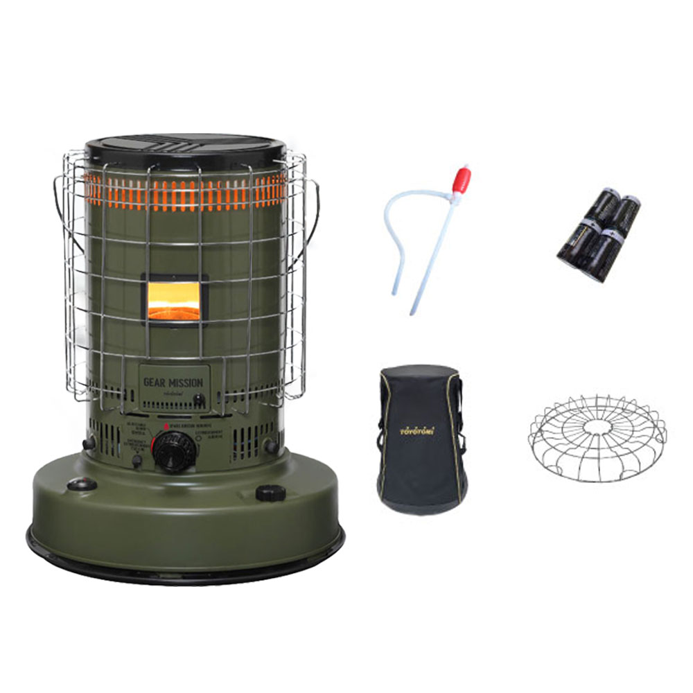 토요토미 기어 미션 세트 캠핑 등유 난로 동계 신형 KS-GE67 브라운