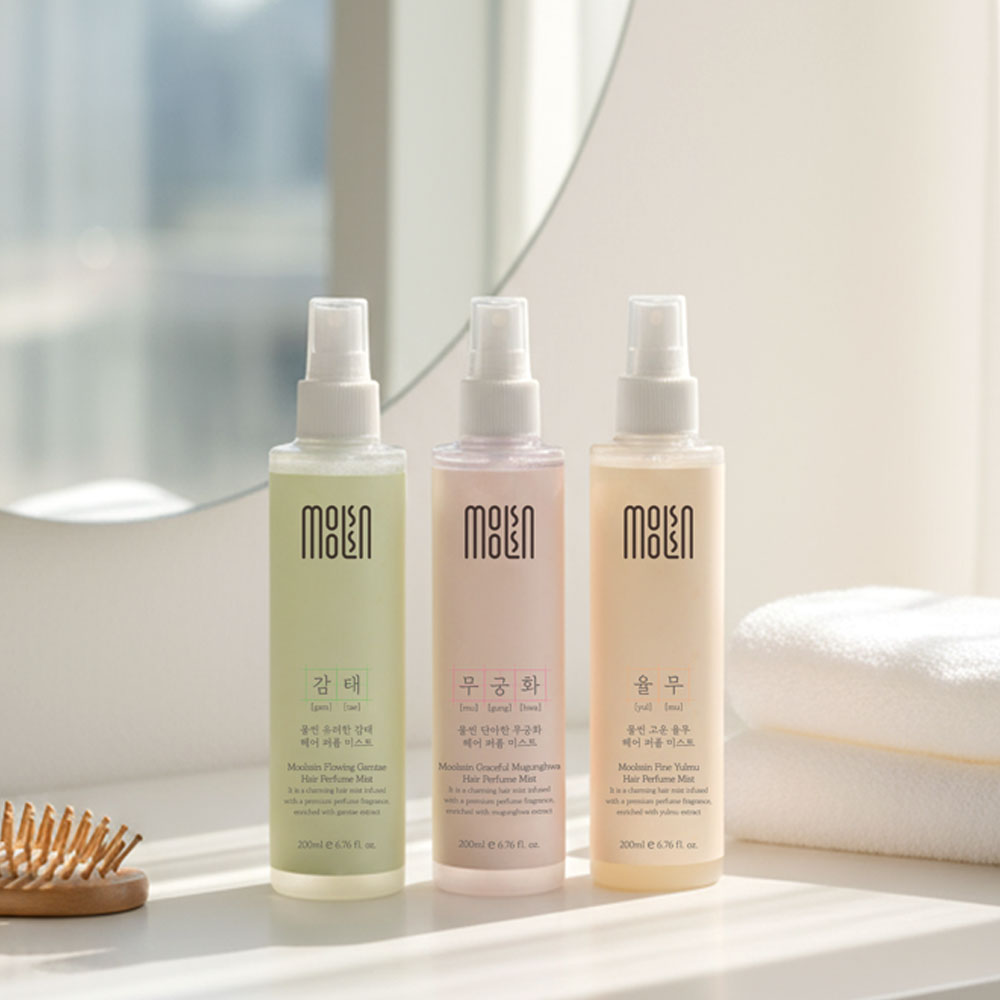물씬 손상모 열보호 헤어 퍼퓸 미스트 단백질 롬브로단로 트윌리 투페이스 3종 200ml - 상세 이미지 2