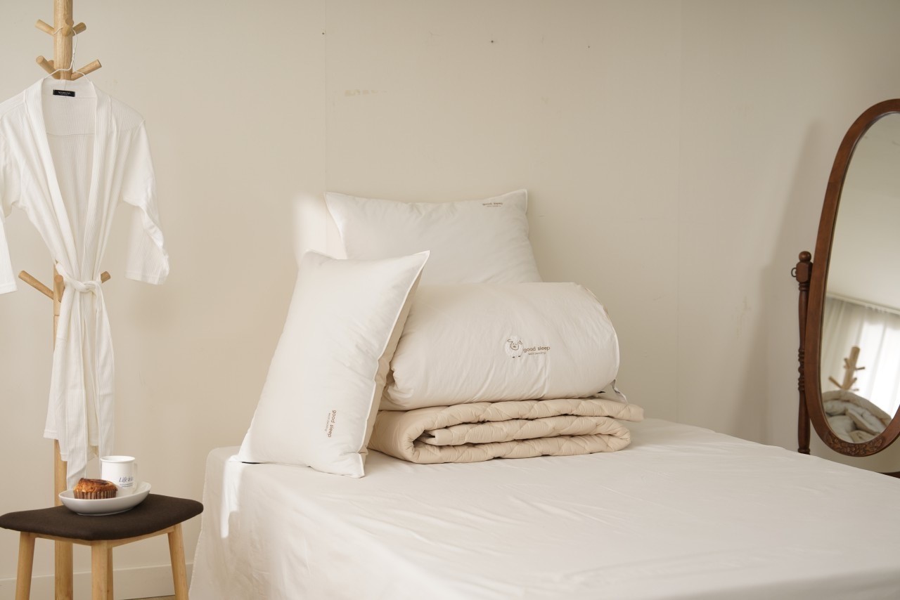 메에에 루나 호주산 양모100% 고밀도면100% 사계절 겨울 차렵이불 단품