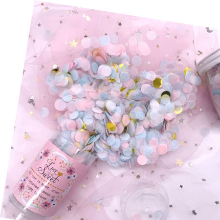 셀프웨딩 꽃가루 브라이덜샤워 컨페티 종이 촬영 소품 폭죽