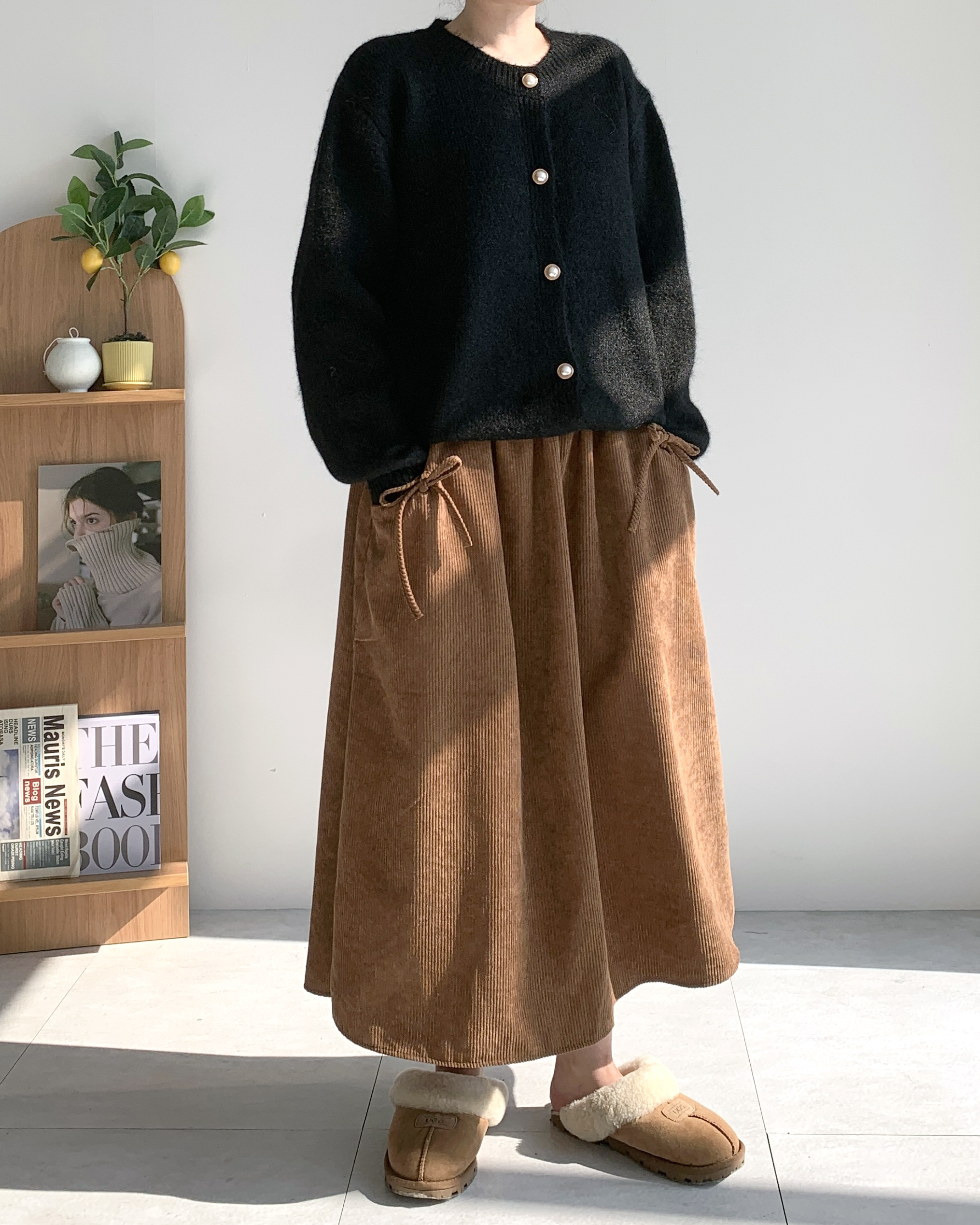 진주가디건 빅사이즈 울가디건 임산부가디건 이미지 8