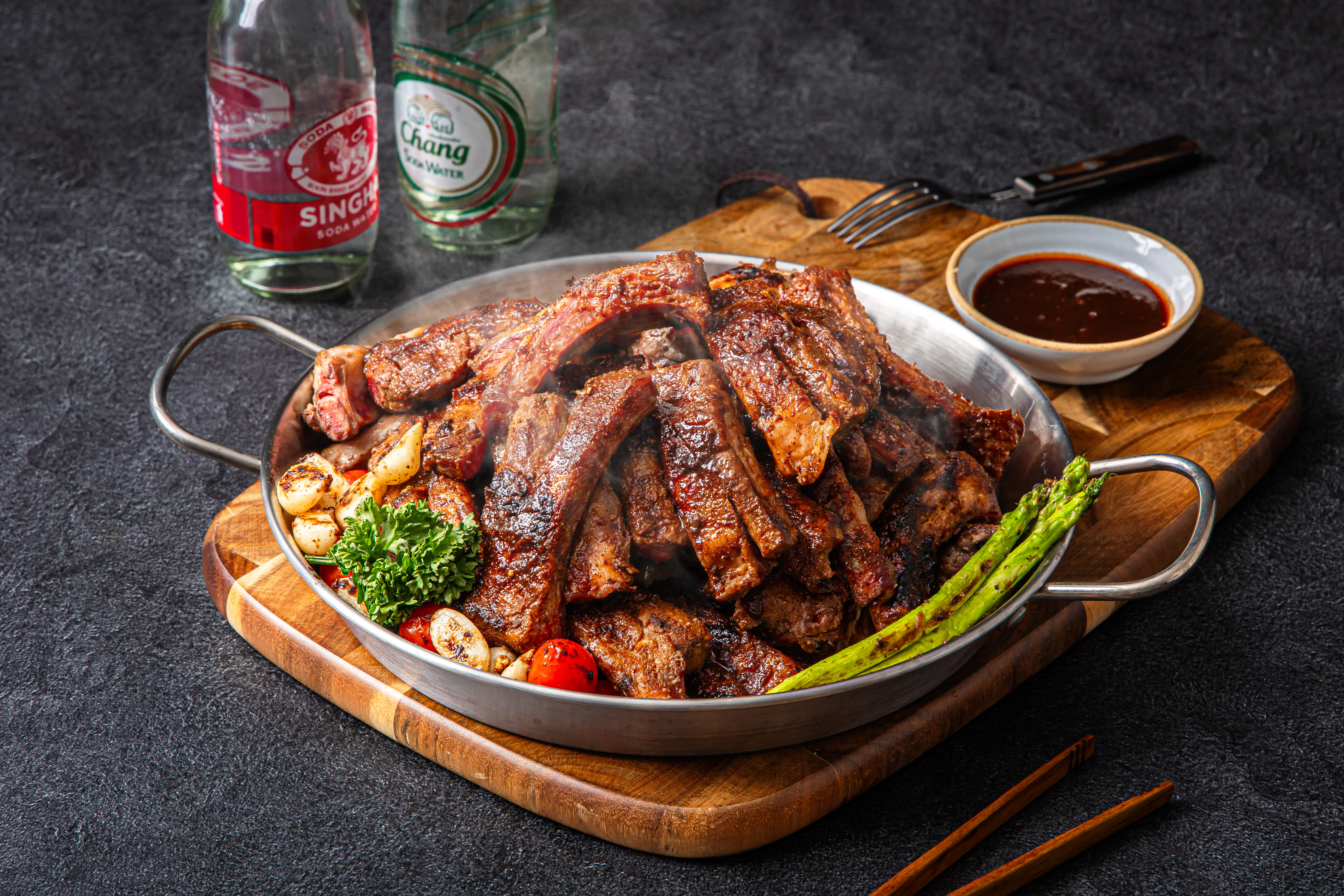 립스터 숙성 시즈닝 쪽갈비 등갈비 550g 3팩 세트 캠핑용 홈파티 바베큐 야식 술안주 - 상세 이미지 4