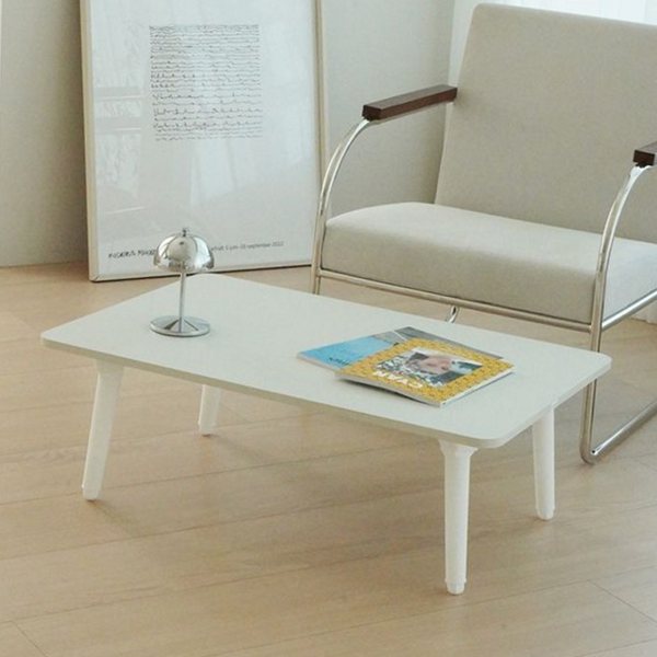 접이식 좌식 거실 테이블 라운드 거실 좌식 밥상 티테이블 높이