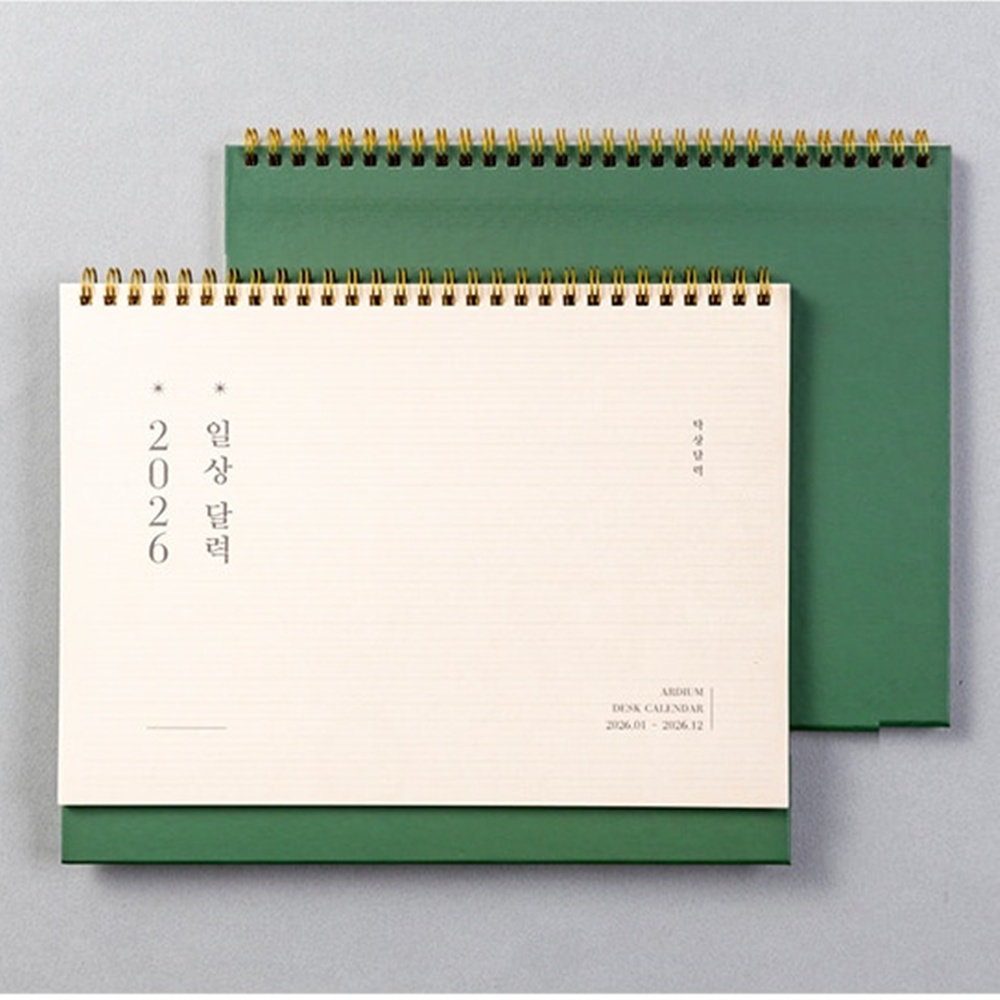 일상 2026년 감성 탁상달력 26년 스프링 라인 데스크캘린더 2026 - 상세 이미지 3