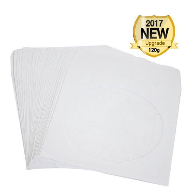 멜로디 CD/DVD용 흰색 종이케이스 120g ( 100장 ) - 상품 이미지
