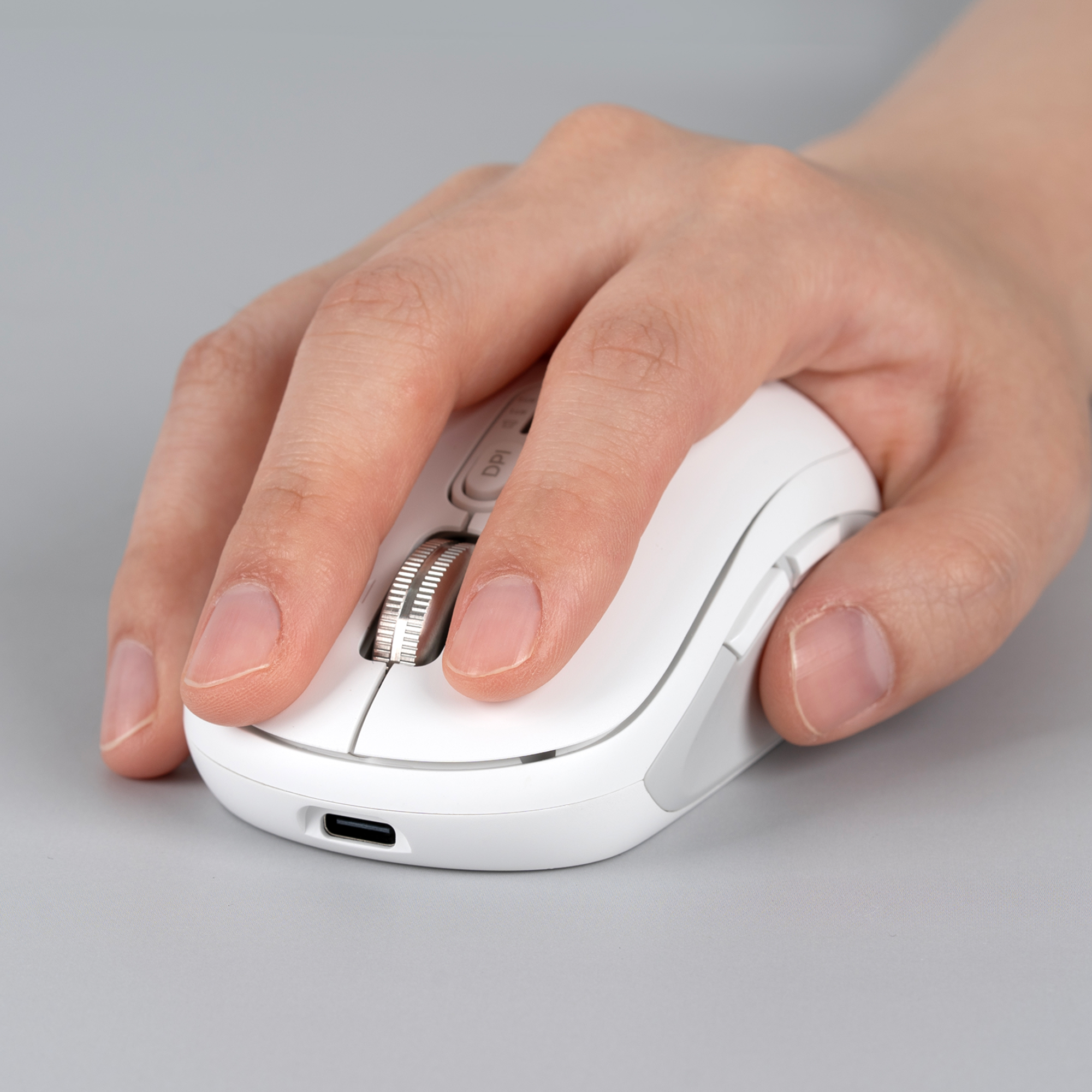 레드빈 퀀텀스크롤 무한휠 마우스 사무용 충전식 무소음 마우스 휴대용 미니마우스 A39R