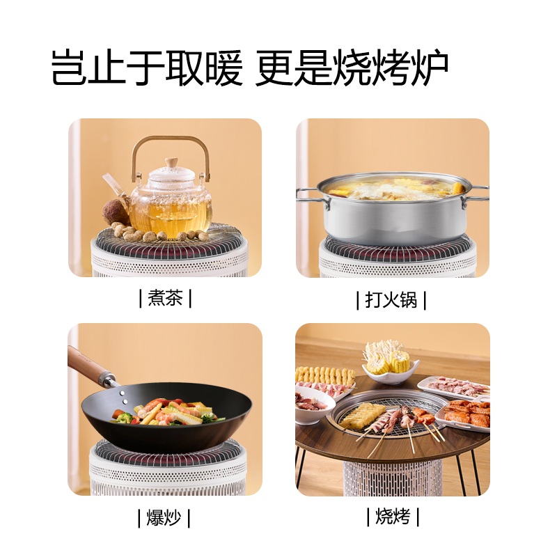 360도 원형 전기히터 발난로 파티션 다리난로 히팅패드 책상밑 원적외선 - 상세 이미지 3