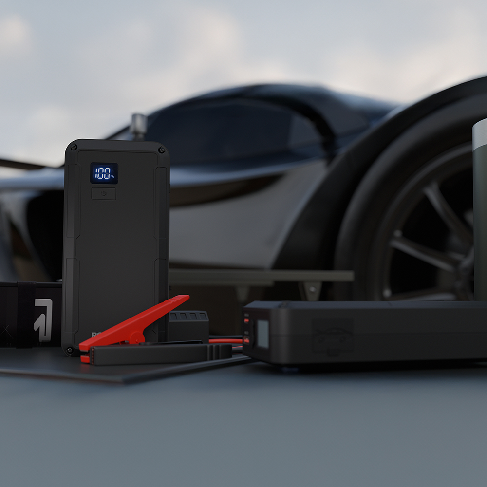 루트웨이 자동차 점프스타터 프로 1 스타트 차량용 휴대용 오토바이 방전 밧데리 충전 12V