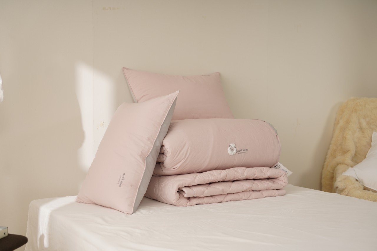 메에에 루나 호주산 양모100% 고밀도면100% 사계절 겨울 차렵이불 단품