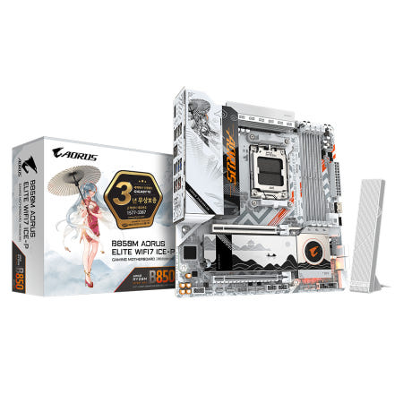 GIGABYTE B850M AORUS ELITE WIFI7 ICE-P 제이씨현 AM5 소켓 메인보드