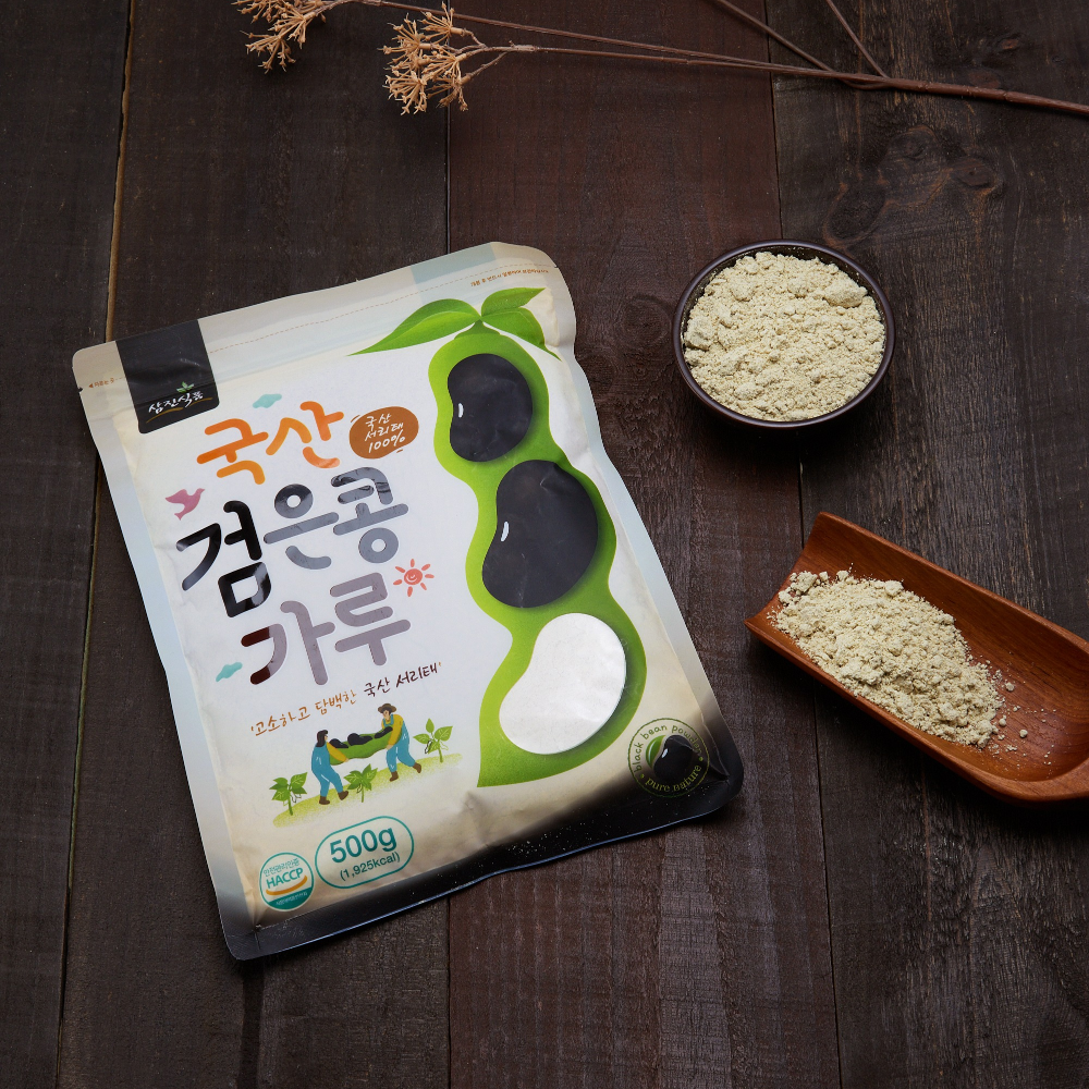 삼진식품 국산검은콩가루 서리태가루 500g - 상품 이미지