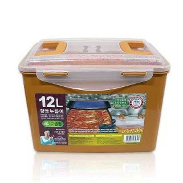 보관용기 김치통 캐주얼 반찬통 밀폐용기 필수템 누름 2.7L - 상품 이미지