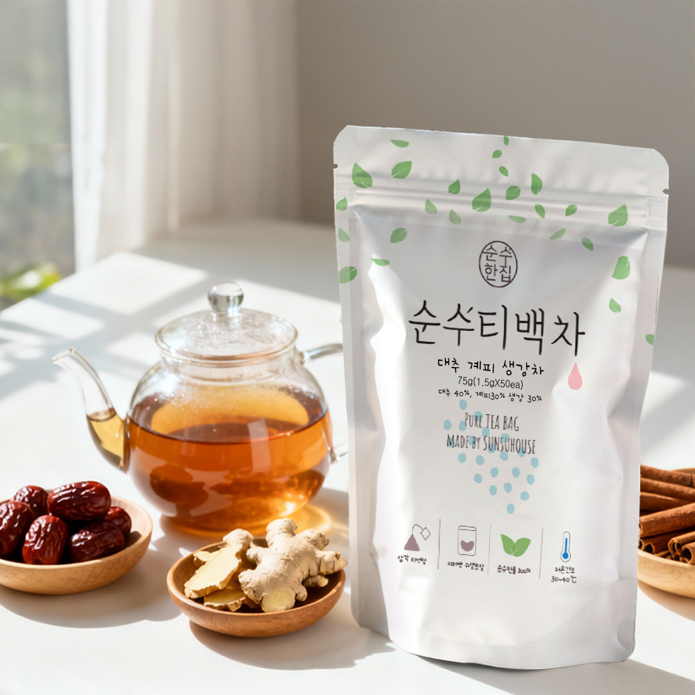 1+1 티백 50개입 대추생강계피차 - 상세 이미지 5