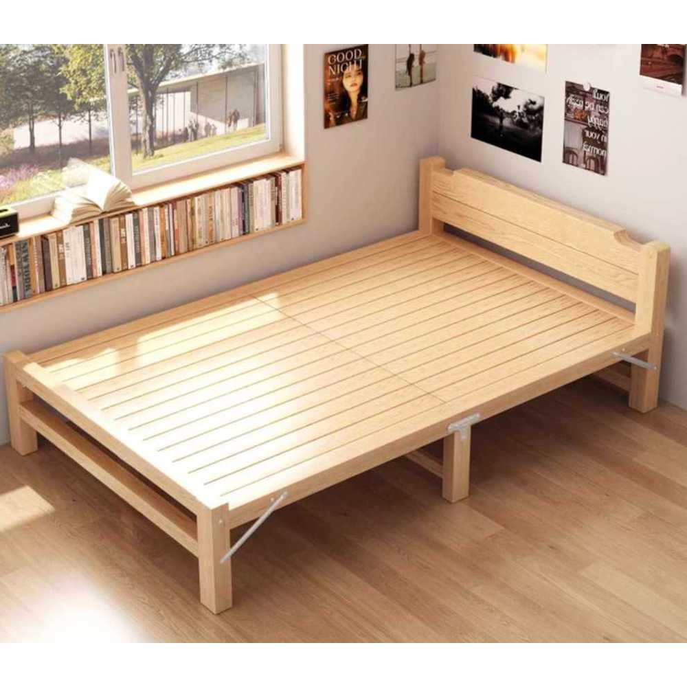 폴딩 평상 베드 접이식 이동식 실내외 다용도 침대 80cm 세로형 이미지 6