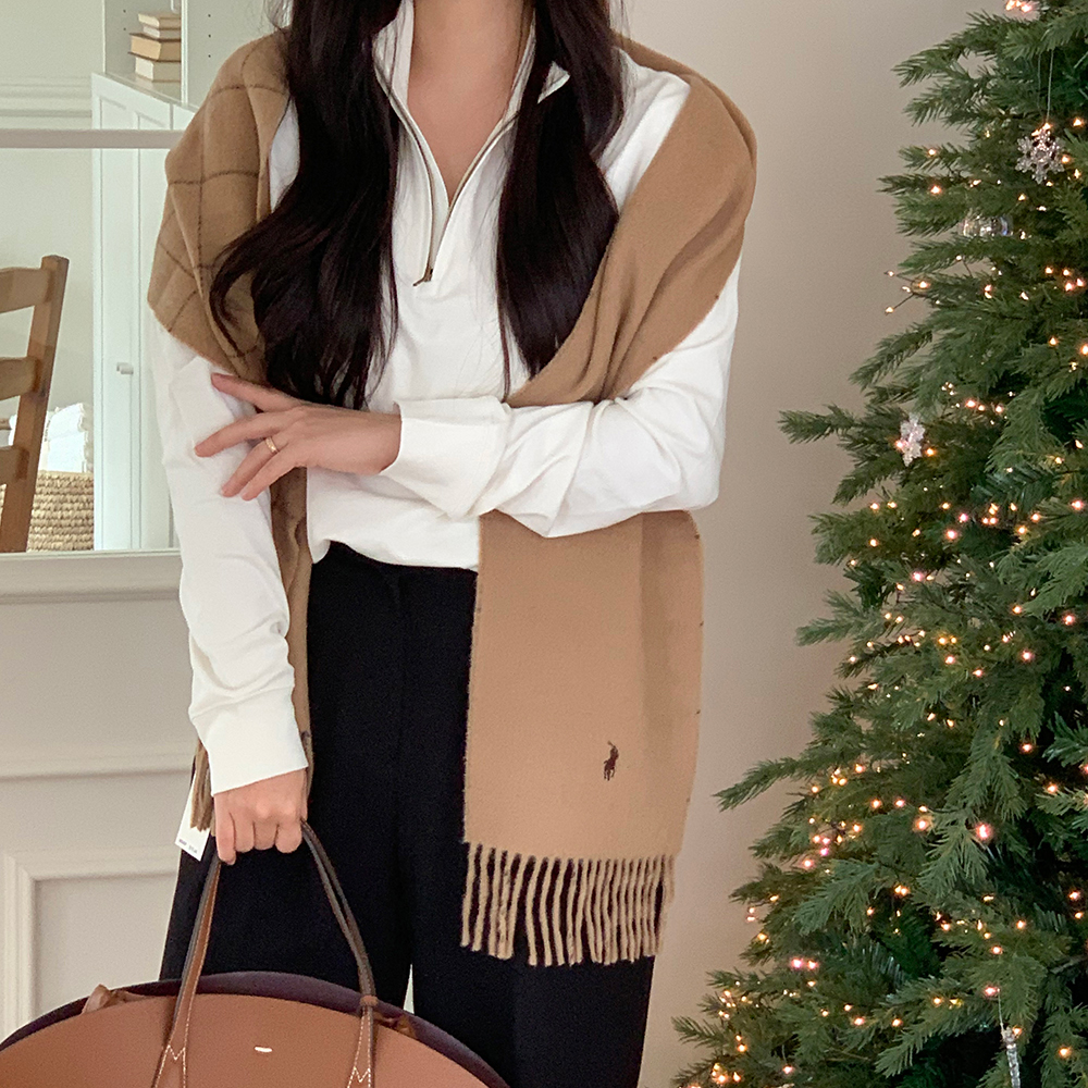 [백화점] 폴로 목도리 랄프로렌 울 머플러 여자 남자 커플 선물박스 상세 이미지 8