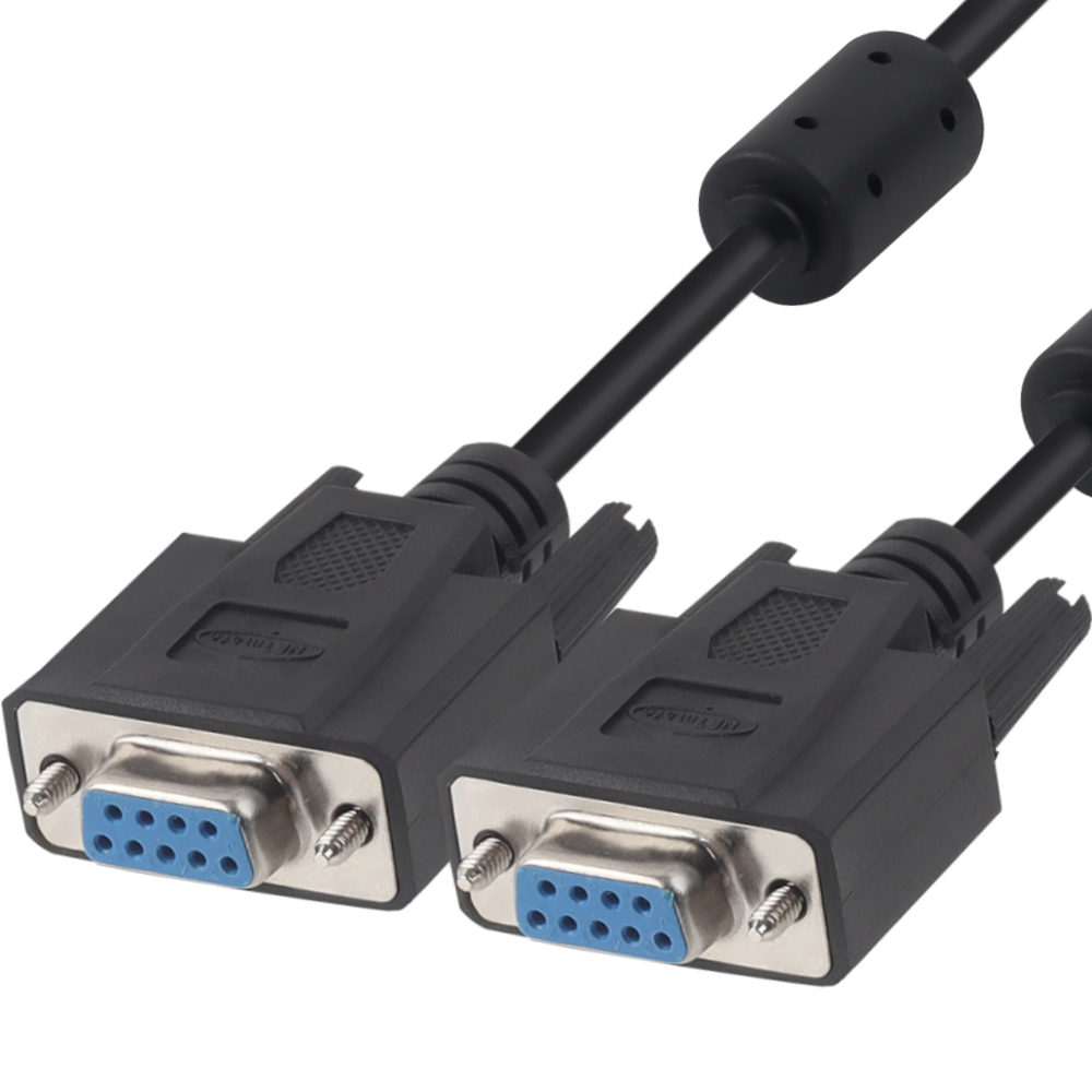 강원전자 넷메이트 9핀 F/F NULL MODEM 케이블 10m (블랙) NMC-SFF100B - 상세 이미지 2