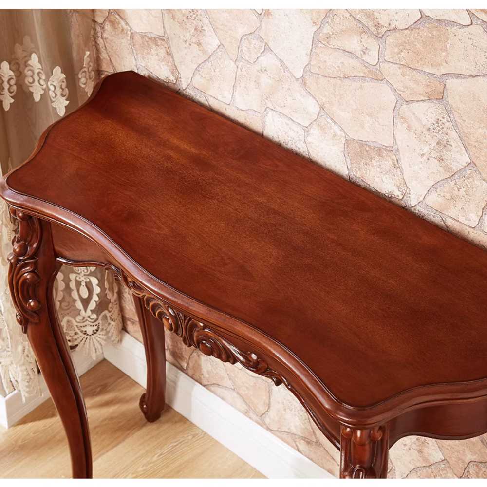 앤틱가구 원목 콘솔 테이블 클래식 거실 인테리어 0.8m 80x30x85cm - 상세 이미지 4