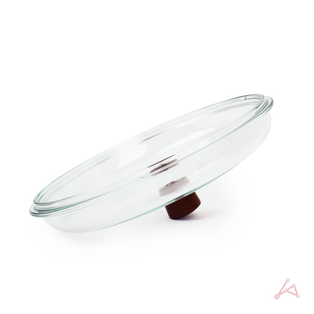 유리뚜껑 내열 돔 후라이팬 냄비 뚜껑 커버 덮개 28cm - 메인 이미지