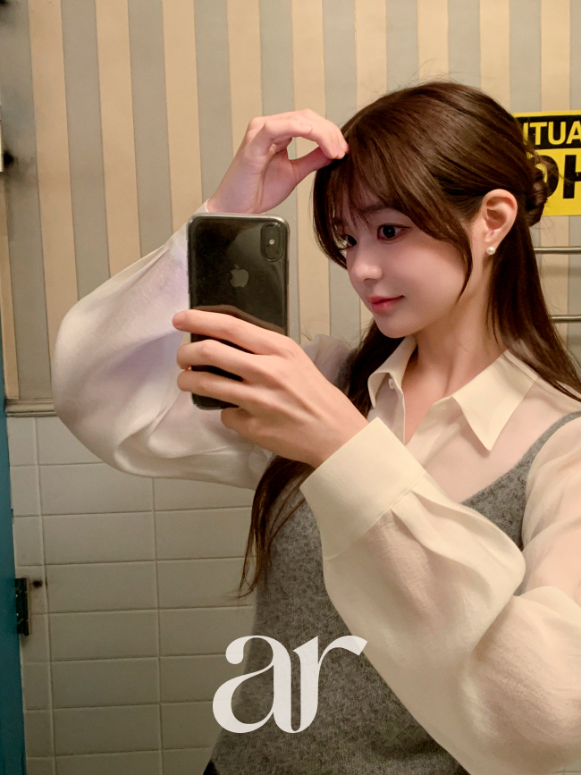 텐셀 시스루 긴팔 셔츠 블라우스 bs8511 이미지 4