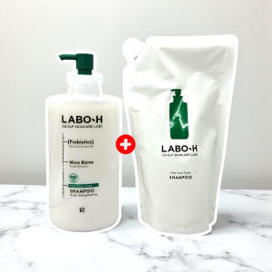 라보에이치 두피강화샴푸 탈모증상완화 750ml+600ml 리필 솔직 후기 | 피부 타입별 분석 - 상품 이미지 1