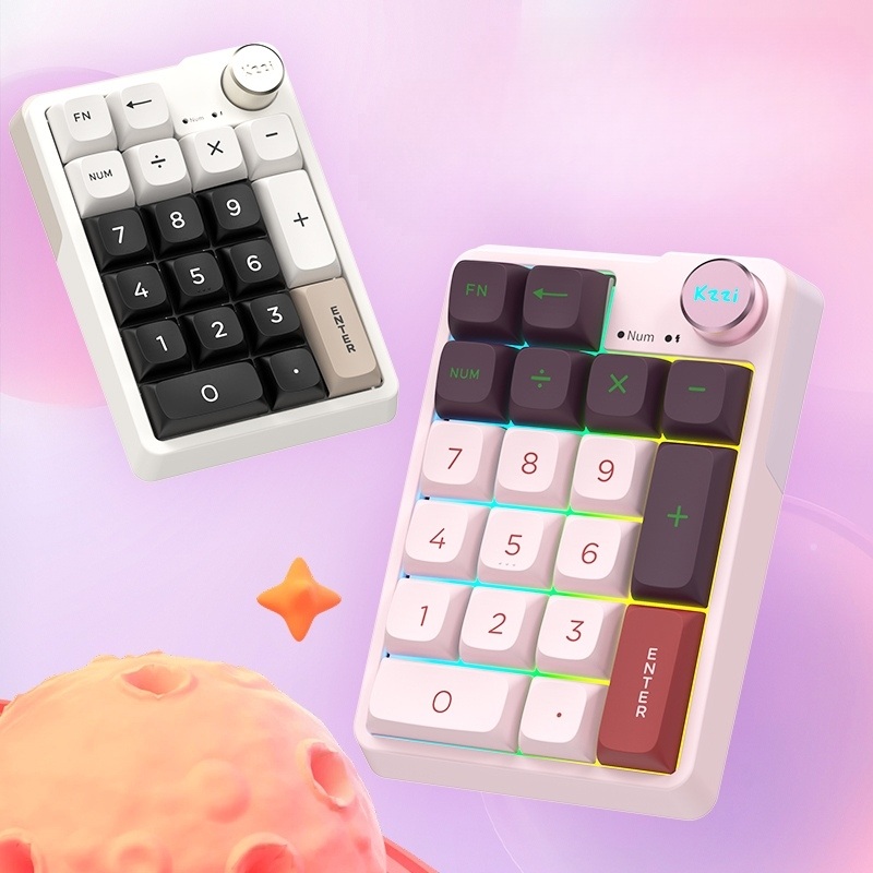 넘버패드 숫자 텐키패드 매크로 무선 계산기 노트북 보조 PC 저소음 아이패드 비동기식 - 상품 이미지