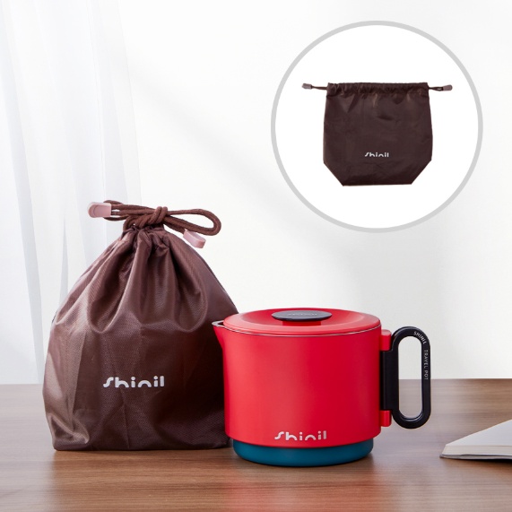 여행용 휴대용 무선 라면포트 캠핑용 분리형 접이식 무선전기포트