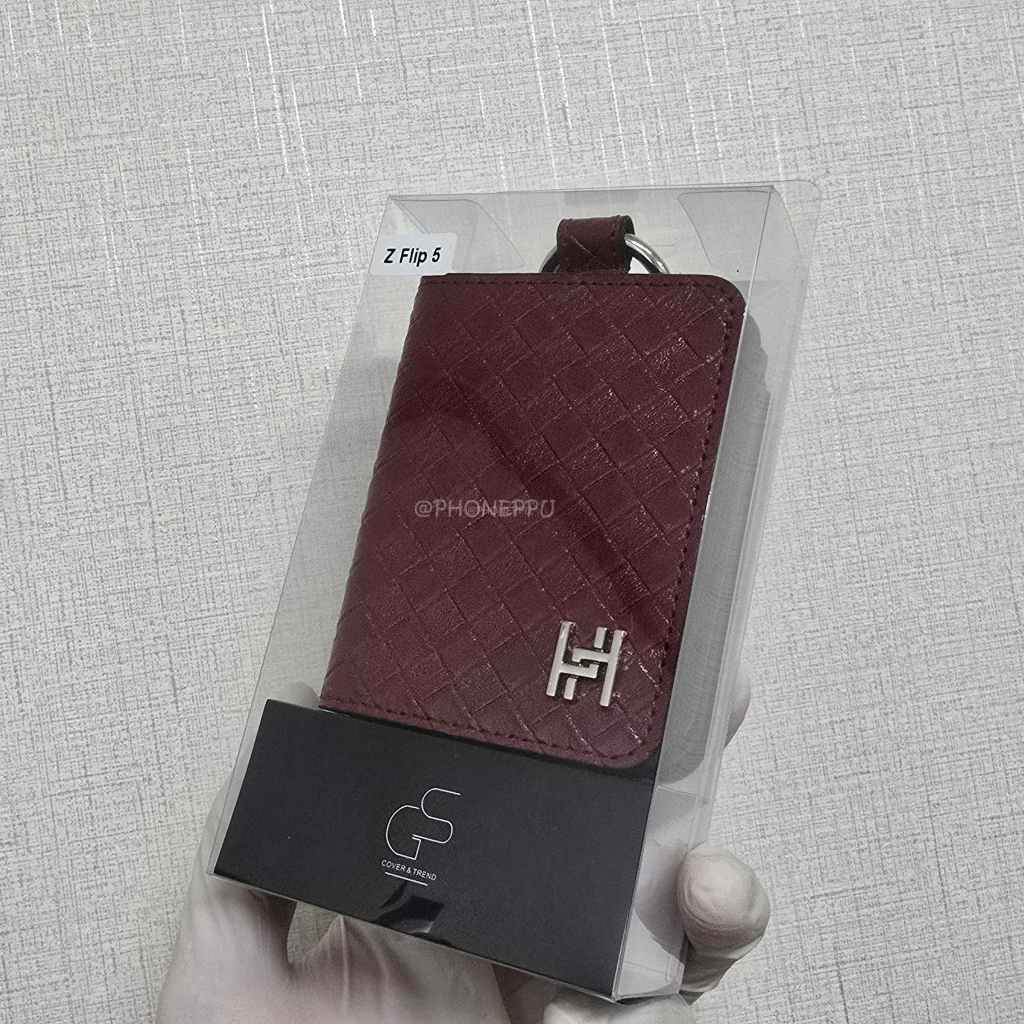 [RAFFINE] 라피네 로마 케이스 GS 카멜브라운, 갤럭시Z플립5 F731 - 상세 이미지 5