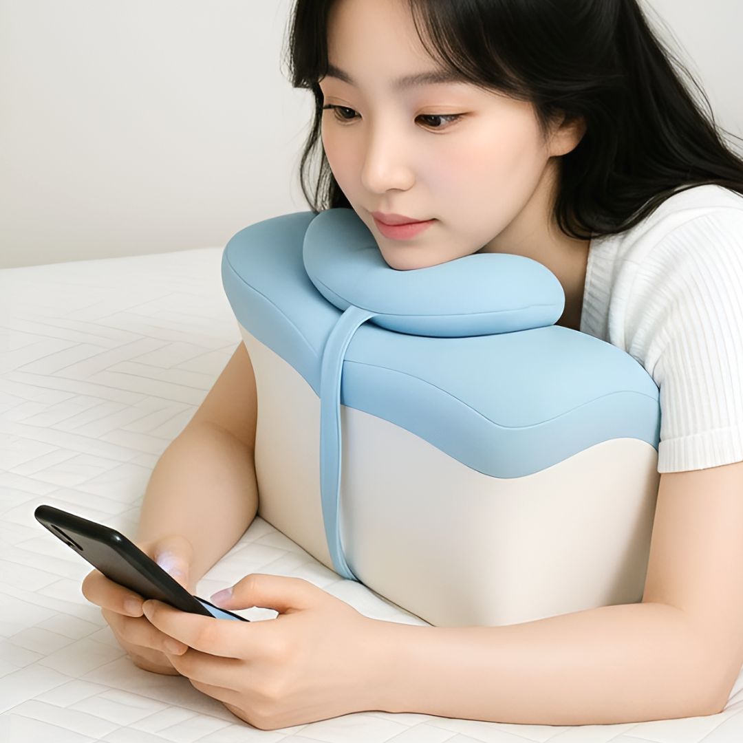 엎드려자는 베개 역류성식도염 쿠션 역류방지 다리 발 무릎 베개