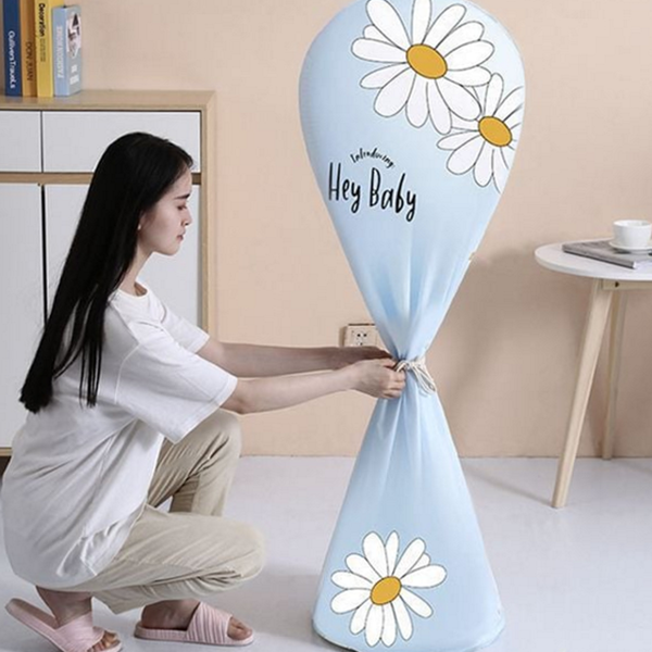 플라워 선풍기 덮개 스탠드형 선풍기 커버 타워형 보관 - 메인 이미지