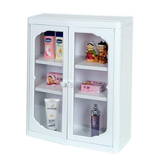수납장 벽걸이 욕실장 선반 플라스틱 욕실장 선반장 화장실