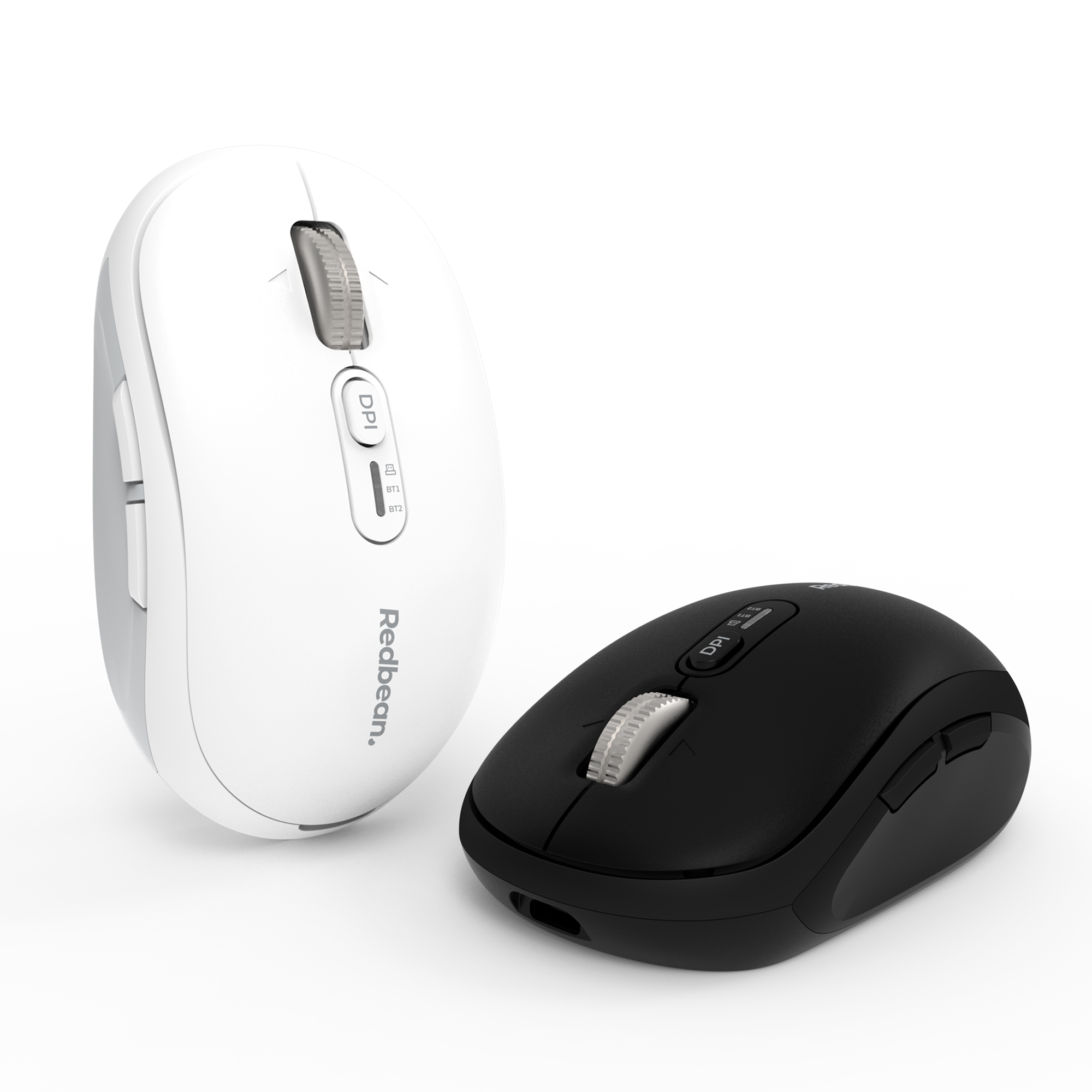 레드빈 퀀텀스크롤 무한휠 마우스 사무용 충전식 무소음 마우스 휴대용 미니마우스 A39R