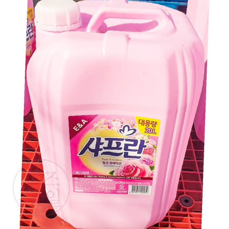 로공이 샤프란 섬유유연제20L 드럼세탁기세제