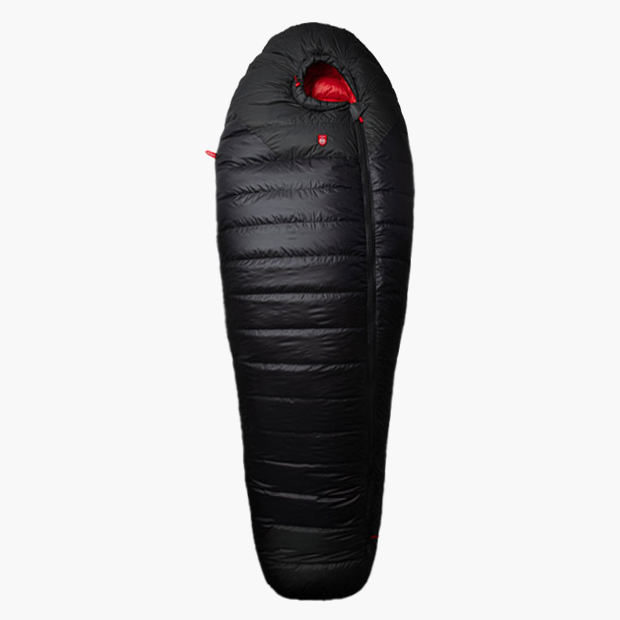파작 코어 950 경량 백패킹 다운 침낭 레귤러, 블랙/레드 - 메인 이미지