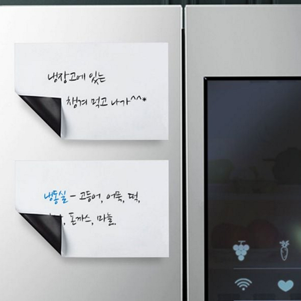 가정용 자석 화이트 보드 아이디어 붙이는 화이트 보드 메모 냉장고 - 메인 이미지
