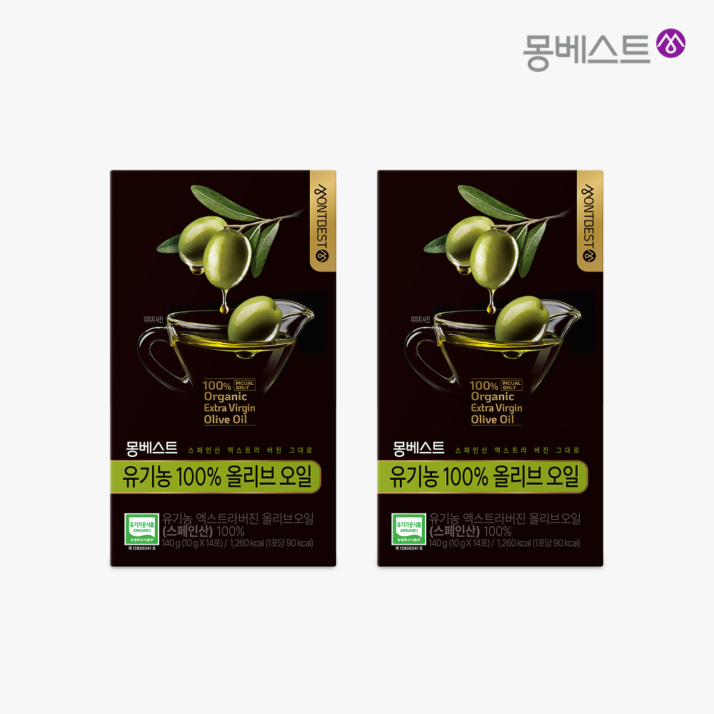 [4주 구성] 몽베스트 유기농 100% 올레샷(올리브오일 14포+레몬즙 14포) 420ml, 2개 - 상세 이미지 3