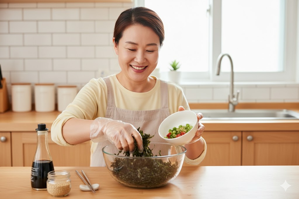 명식품본사 파래자반 1장 대용량 마른 건 김 자반 반찬용 김국 200g, 1개 이미지 6