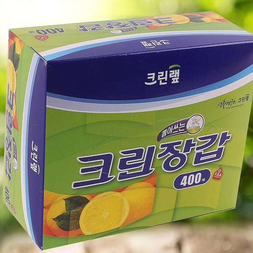 크린랩 크린장갑 400매 - 메인 이미지