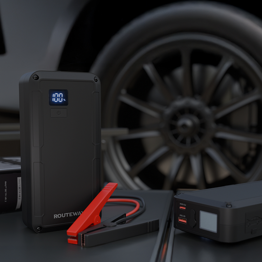 루트웨이 자동차 점프스타터 프로 1 스타트 차량용 휴대용 오토바이 방전 밧데리 충전 12V