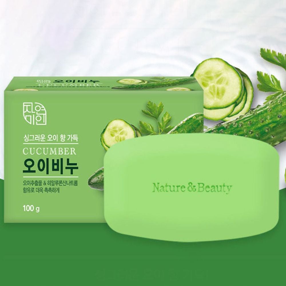 쿨샵 내추럴뷰티 오이비누 싱그러운 오이향 4개입 - 상품 이미지