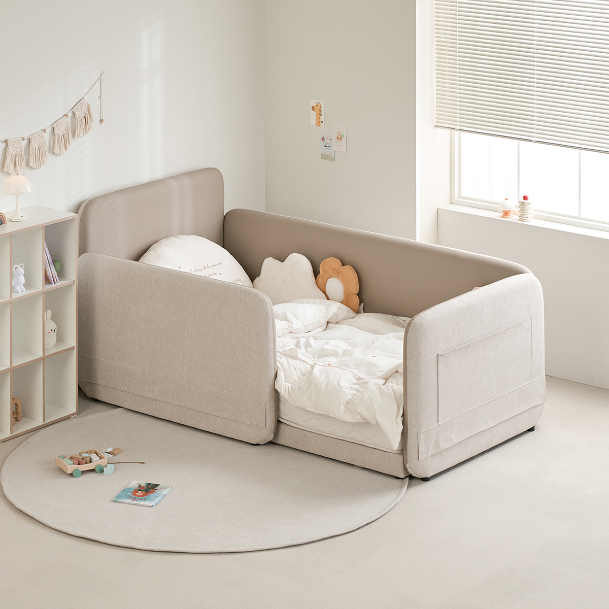 홈앤힐 리버시 데이베드 저상형 아기침대 프레임 SS