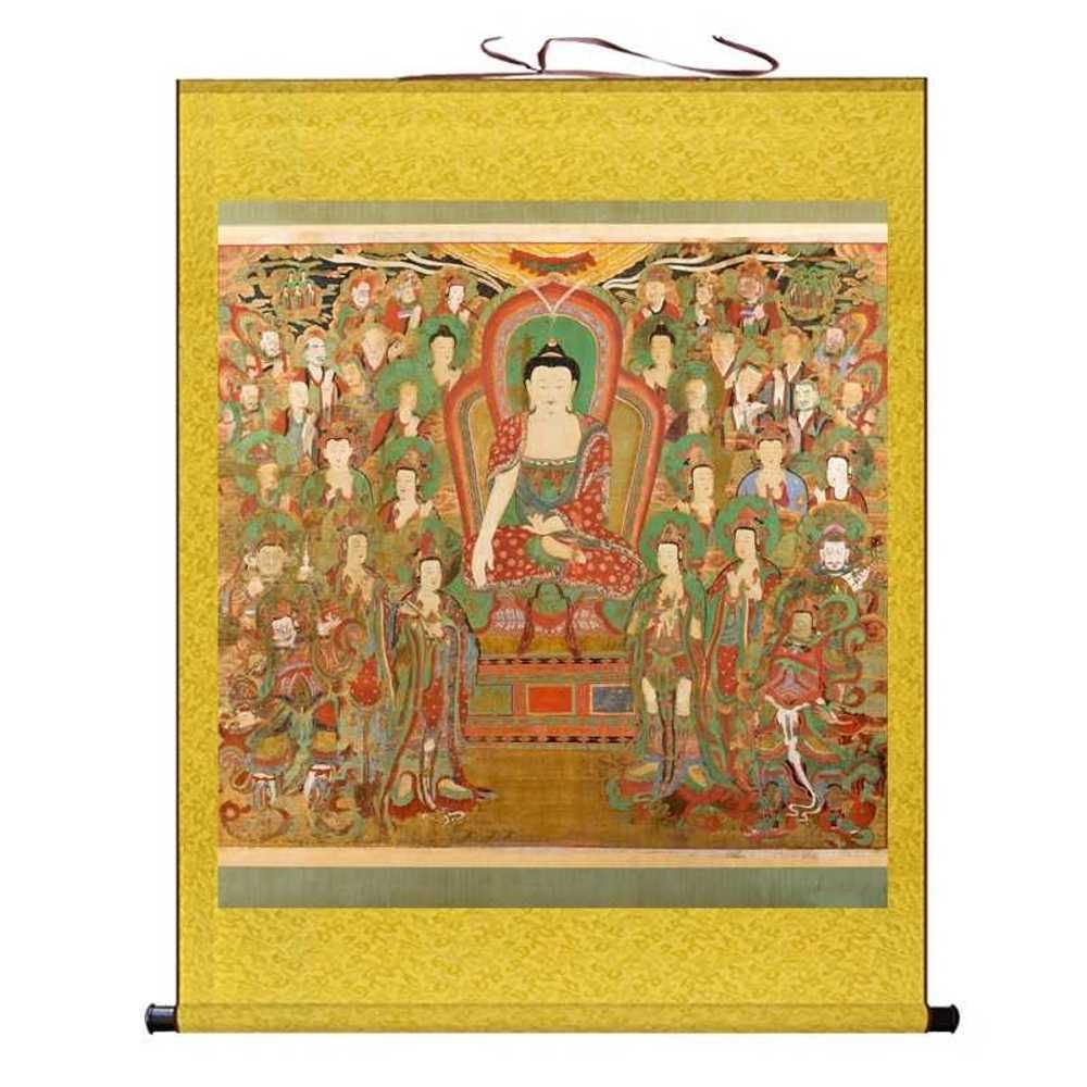 아미타불 불교 족자 부처님 불교용품 관세음보살 - 상품 이미지
