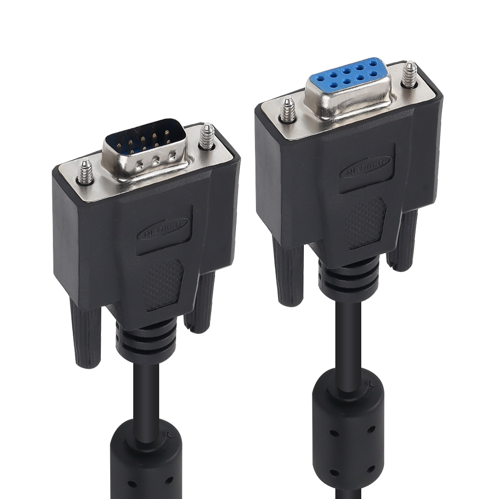 강원전자 넷메이트 9핀 M/F NULL MODEM 케이블 10m (블랙) NMC-SFM100B - 상세 이미지 3
