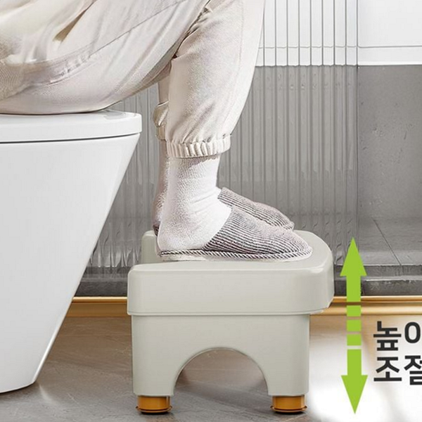 성인 높이 조절 변기 발 받침대 쾌변 변비 발 받침대 - 메인 이미지