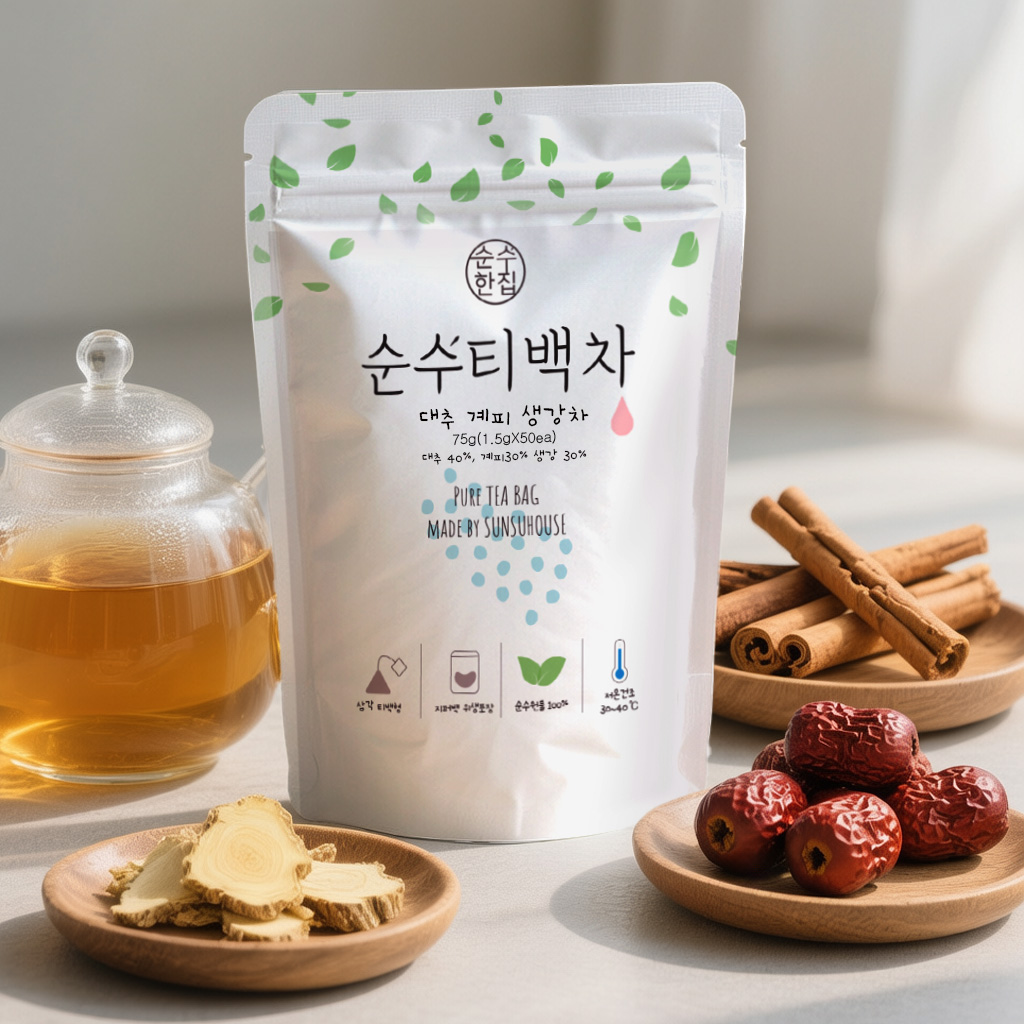 1+1 티백 50개입 대추생강계피차
