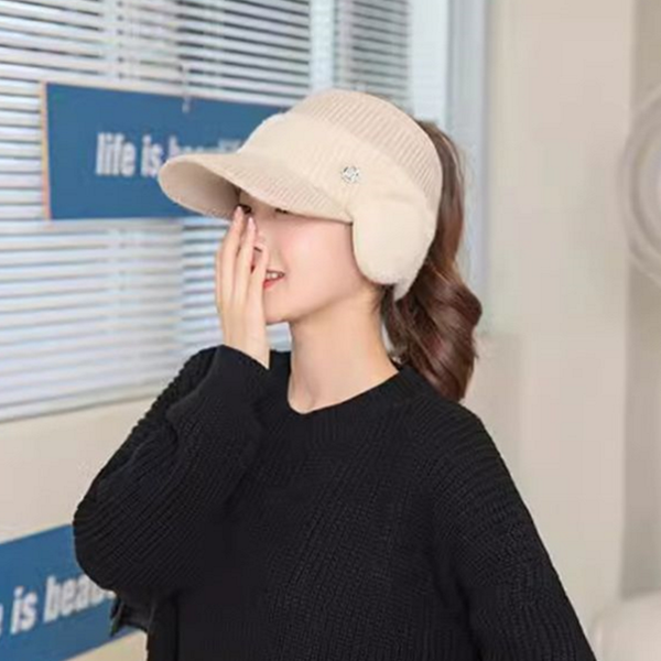 겨울 여성 방한 모자 여성 귀마개 모자 - 상품 이미지